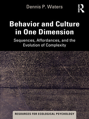 cover image of Behavior and Culture in One Dimension